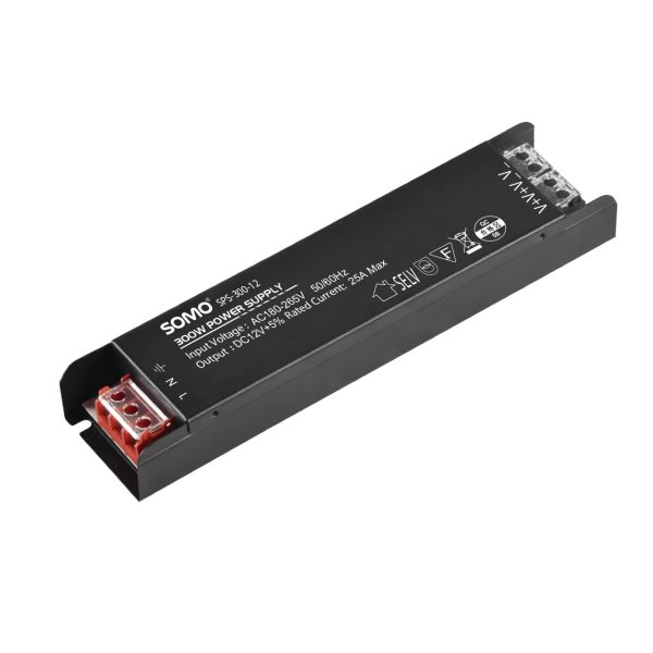 منبع تغذیه سوئیچینگ سومو 12 ولت 25 آمپر مدل SPS-300-12